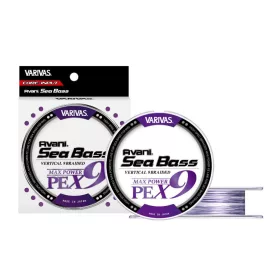   VARIVAS AVANI SEA BASS MAX POWER PE X9 150m #0.8 18lbs White Purple