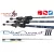 Casting perget bot Yamaga Blanks BLUE CURRENT III 53/B BAITCAST 1.61m 0.5-4.5gr