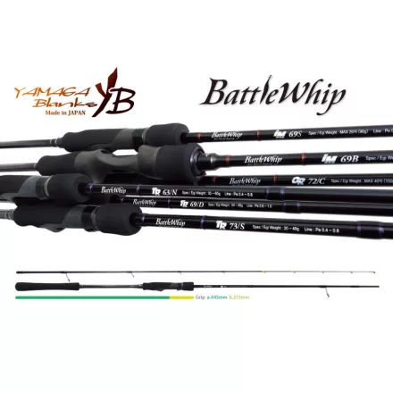 Pergető bot Yamaga Blanks BATTLE WHIP IM 69/S 2.070m 90gr