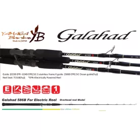   Casting perget bot Yamaga Blanks GALAHAD 586B CAST 1.740m Jig Max 350gr