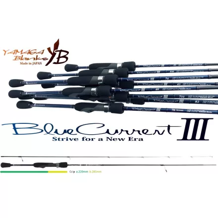 Pergető bot Yamaga Blanks BLUE CURRENT III 63 1.91m 0.3-5gr