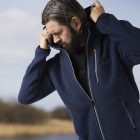 Geoff Anderson Teddy Kék / Size: XL bélelt kabát