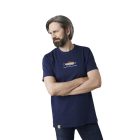 Geoff Anderson Organic Tee Peace Trout Navi / Size: L póló