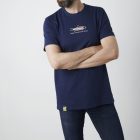 Geoff Anderson Organic Tee Peace Trout Navi / Size: L póló