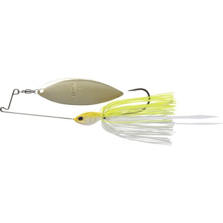 Molix Lover Short Arm Spinnerbait 3/8 W White Chartreuse