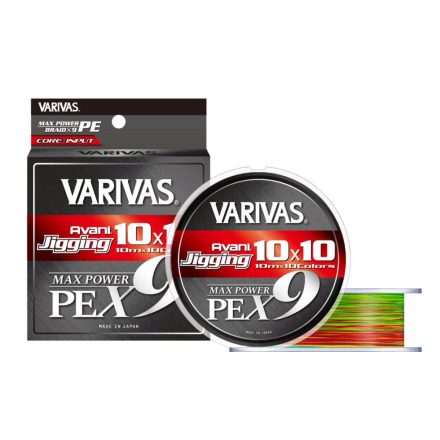 VARIVAS AVANI JIGGING MAX X9 PE#0.6 (0.128mm) 14lb 200m 10mx10 Marking