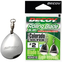 Decoy BL-8S Rolling Blade - Colorado Silver - villantó penge forgókapoccsal